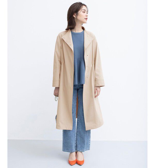 組曲「【WEB限定】コットンライクツイル スタンドネックコート」|その他|