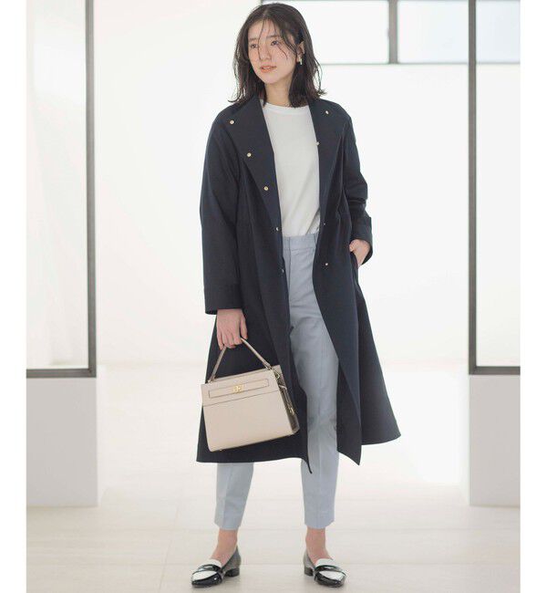 組曲「【WEB限定】コットンライクツイル スタンドネックコート」|その他|