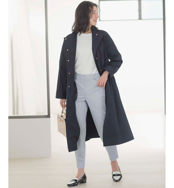 組曲「【WEB限定】コットンライクツイル スタンドネックコート」|その他|