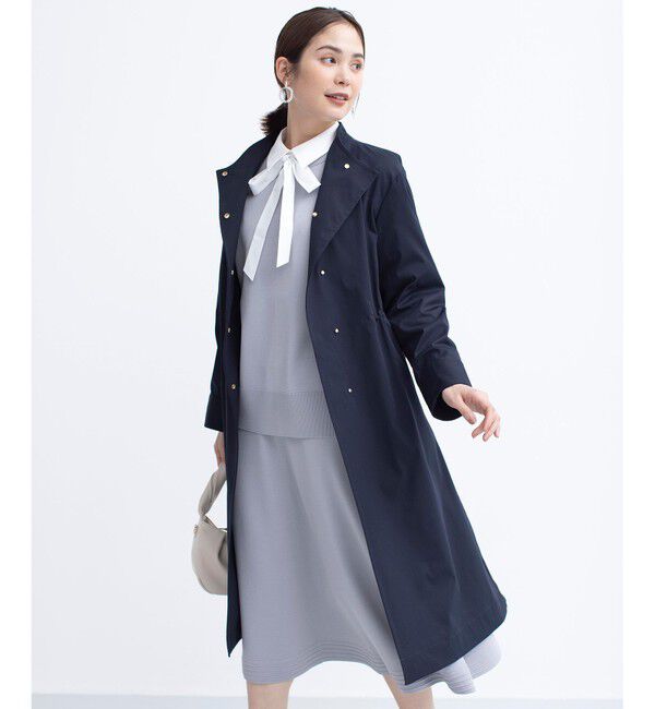 組曲「【WEB限定】コットンライクツイル スタンドネックコート」|その他|