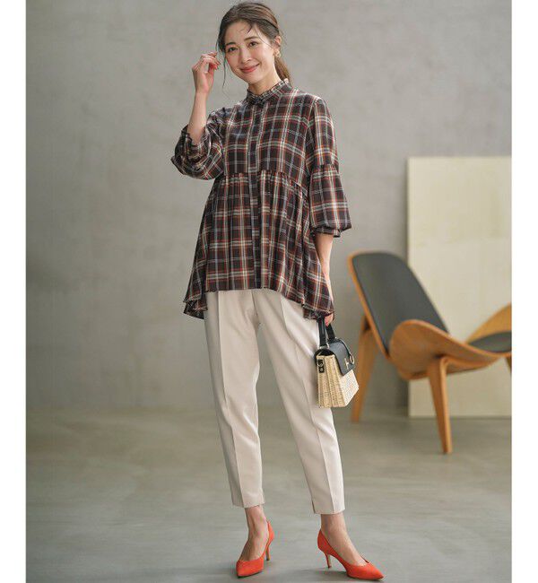 組曲「ライトダブルクロス テーパードパンツ」|その他|