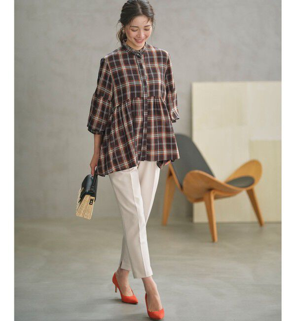 組曲「ライトダブルクロス テーパードパンツ」|その他|