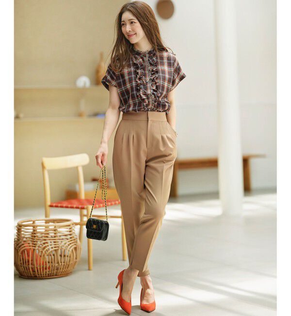 組曲「ライトダブルクロス テーパードパンツ」|その他|