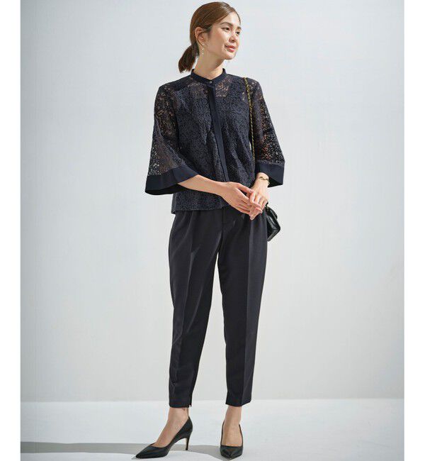 組曲「ライトダブルクロス テーパードパンツ」|その他|