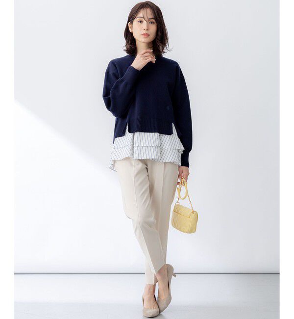 組曲「【ストレッチ・イージーケア】オシャクロス テーパードパンツ」|その他|