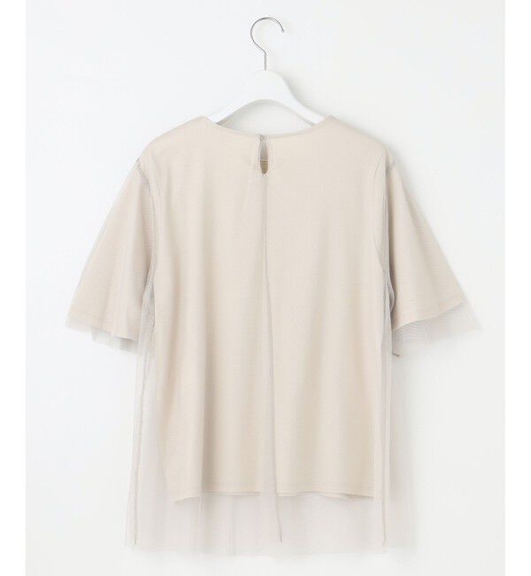 自由区「【洗える】シアーチュールプルオーバー カットソー」|Tシャツ・カットソー|