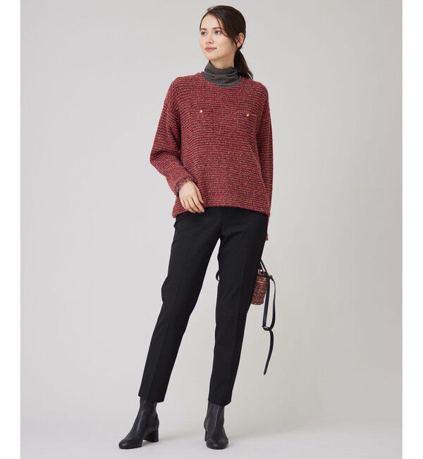 自由区「【洗える】シアーツイストガーゼ カットソー」|Tシャツ・カットソー|