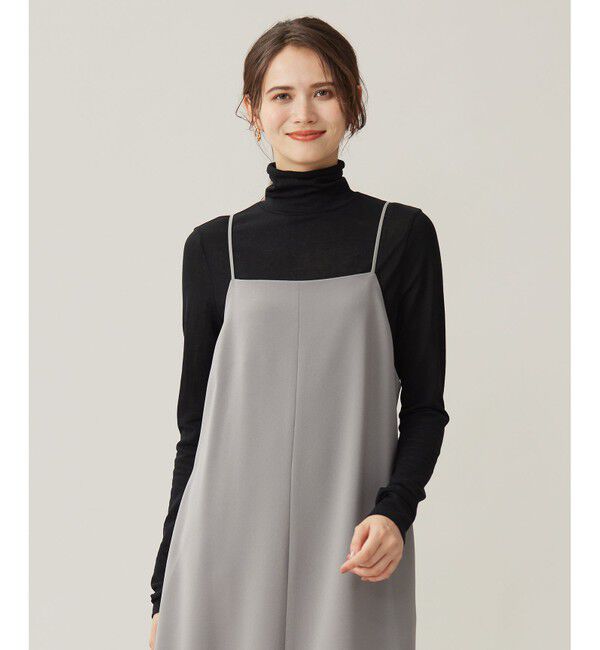 自由区「【洗える】シアーツイストガーゼ カットソー」|Tシャツ・カットソー|ブラック