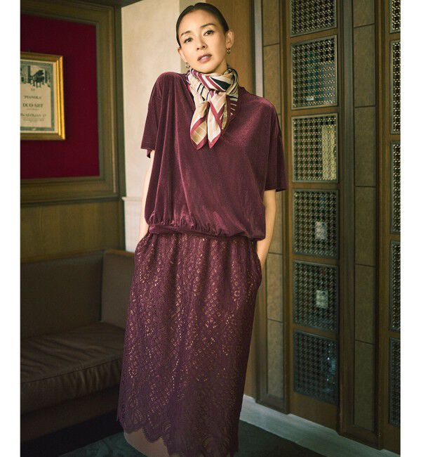 自由区「【SHIHOさん着用】シアーベロア カットソー」|Tシャツ・カットソー|