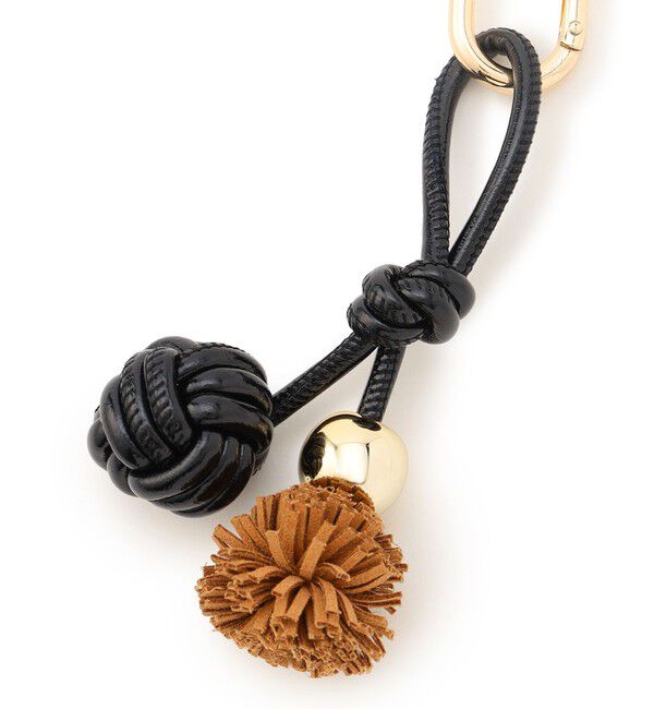 23区「【WEB&一部店舗限定】ボール フリンジ チャーム」|チャーム・キーホルダー|