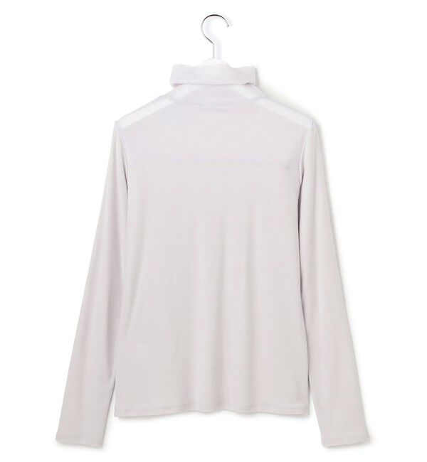 23区「【洗える】チュールフライス シアーハイネック カットソー」|Tシャツ・カットソー|