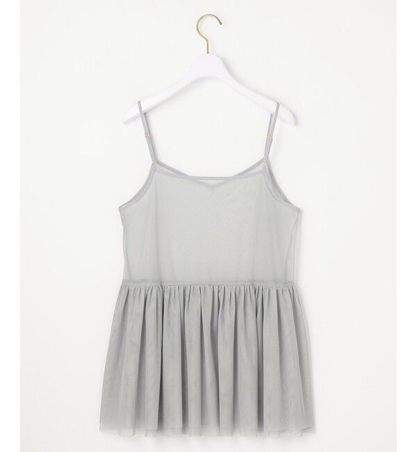 ANY SIS「【洗える】チュールレイヤード インナー」|キャミソール|