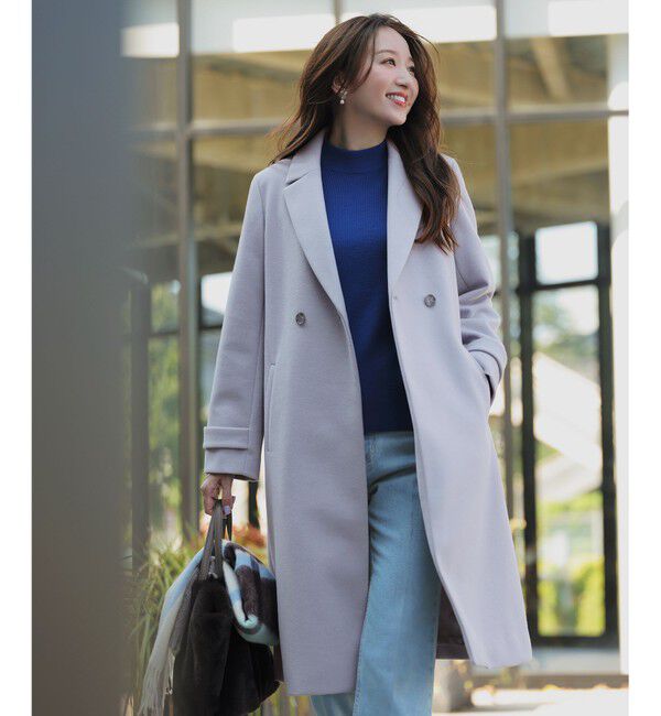 ANY SIS「ウールライクロング チェスターコート」|チェスターコート|