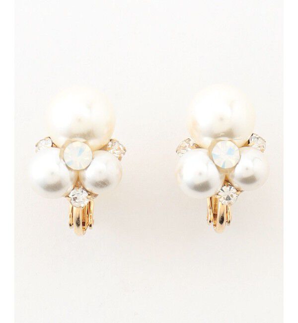 ANY SIS「ミルキージュエル パール調 イヤリング」|イヤリング|