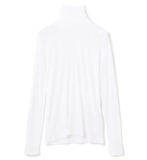 BEIGE,「【洗える】SORE / シアーコットンハイネックカットソー」|Tシャツ・カットソー|