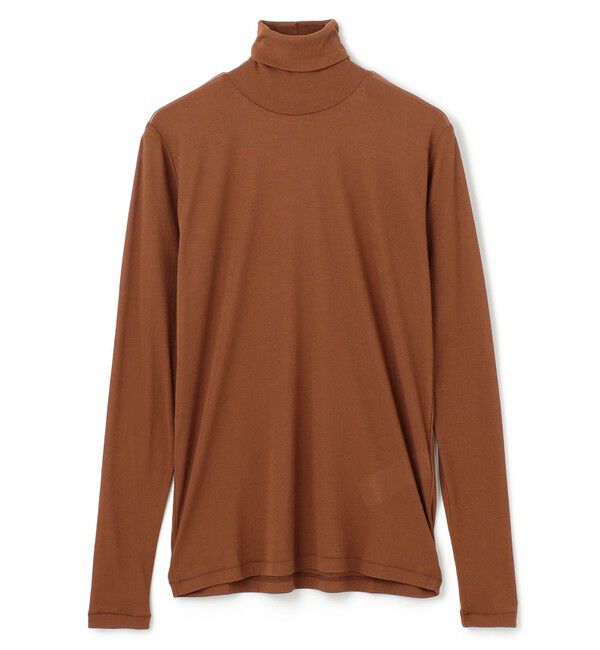 BEIGE,「【洗える】SORE / シアーコットンハイネックカットソー」|Tシャツ・カットソー|