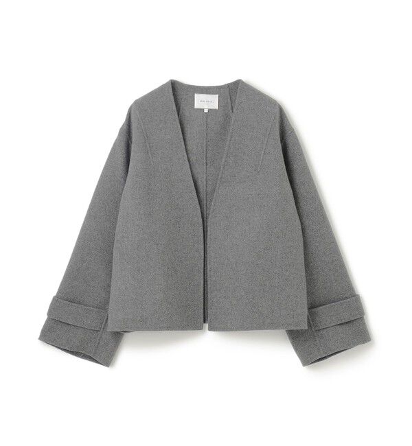 BEIGE,「GRASSE / リバーウールクロップドコート」|テーラードジャケット|