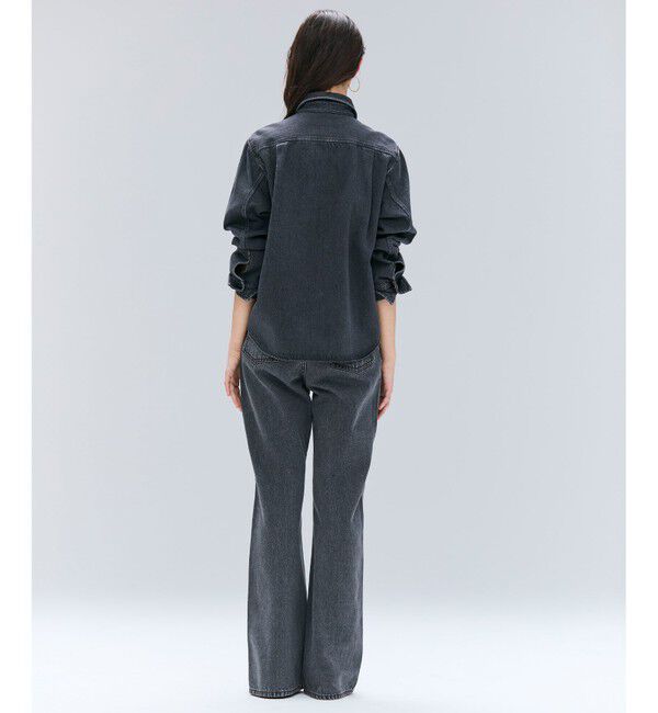 BEIGE,「【洗える・BAILA 11月号掲載】MARKEL / ボウタイ付きシャツカラーデニムシャツ」|シャツ・ブラウス|