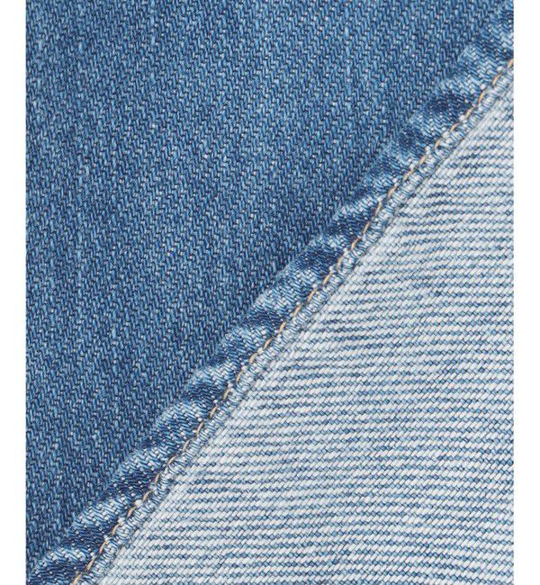 BEIGE,「【洗える・BAILA 11月号掲載】MARKEL / ボウタイ付きシャツカラーデニムシャツ」|シャツ・ブラウス|