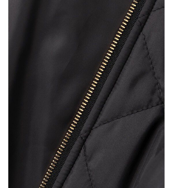 BEIGE,「【GISELe 10月号掲載】DOVER / 異素材ウールキルティングブルゾン」|ブルゾン・スタジャン|