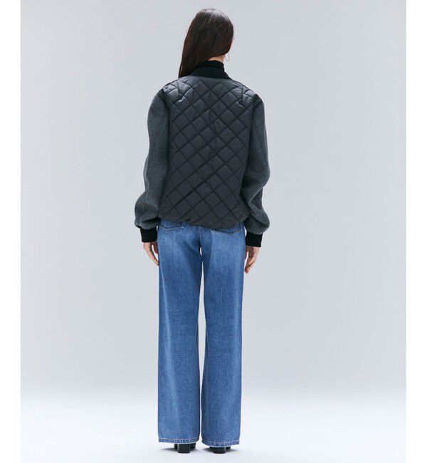 BEIGE,「【GISELe 10月号掲載】DOVER / 異素材ウールキルティングブルゾン」|ブルゾン・スタジャン|