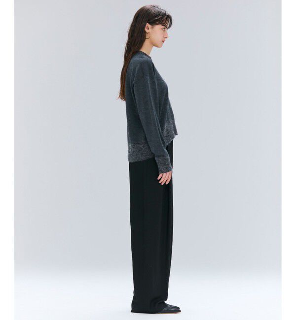 BEIGE,「【洗える】LA MONNAIE / モヘアMIXクルーネックニット」|ニット・セーター|