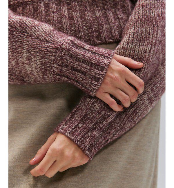 BEIGE,「MARANA / モヘア混ミックスドルマンニット」|ニット・セーター|