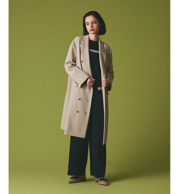 Grace Class「オーバーサイズテーラーコート」|チェスターコート|ベージュ