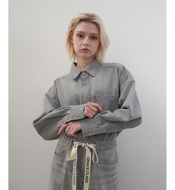 Grace Class「10ozムラ糸デニムシャツ」|シャツ・ブラウス|
