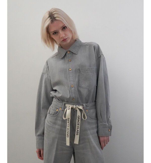 Grace Class「10ozムラ糸デニムシャツ」|シャツ・ブラウス|