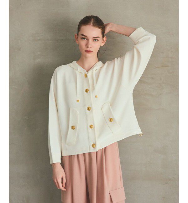 Grace Class「ニットフーディブルゾン」|ブルゾン・スタジャン|