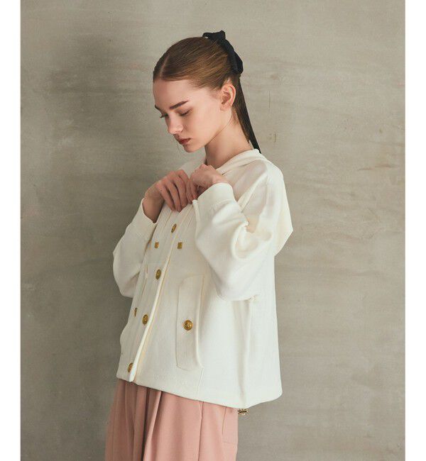 Grace Class「ニットフーディブルゾン」|ブルゾン・スタジャン|