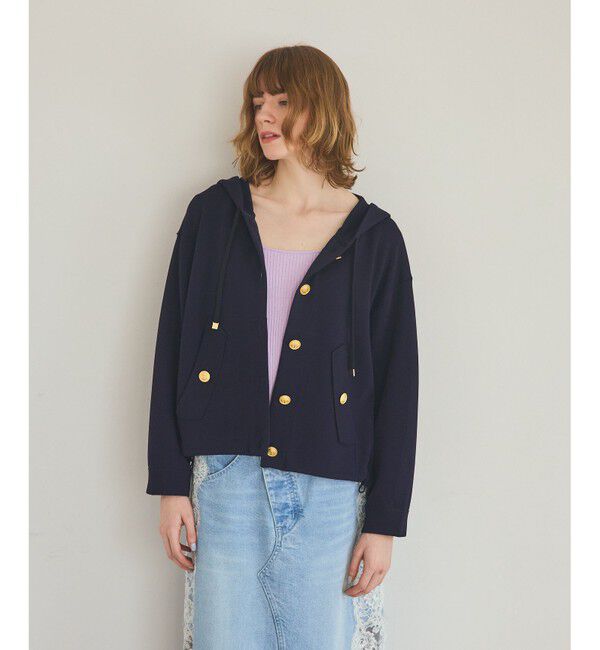 Grace Class「ニットフーディブルゾン」|ブルゾン・スタジャン|