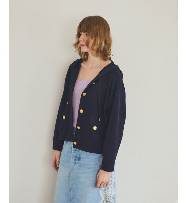 Grace Class「ニットフーディブルゾン」|ブルゾン・スタジャン|