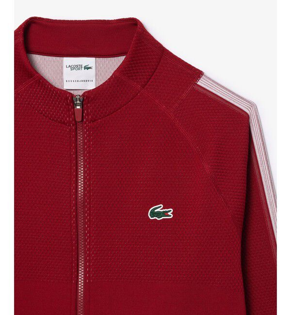LACOSTE「『ノバク・ジョコビッチ』切り替えトラックジャケット」|カーディガン|