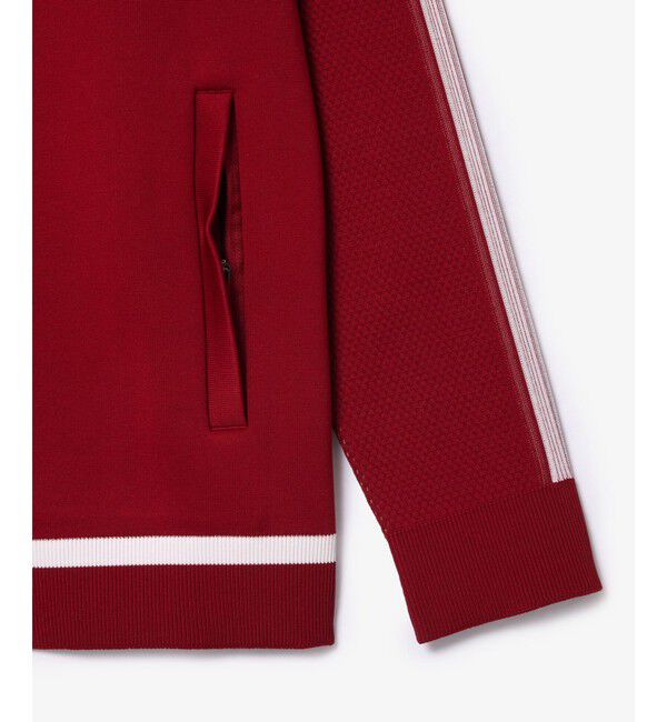LACOSTE「『ノバク・ジョコビッチ』切り替えトラックジャケット」|カーディガン|