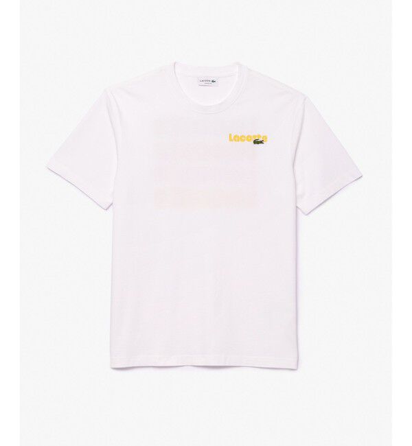 LACOSTE「リピートネームバックプリントTシャツ」|Tシャツ・カットソー|