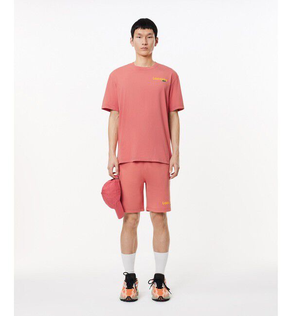 LACOSTE「リピートネームバックプリントTシャツ」|Tシャツ・カットソー|