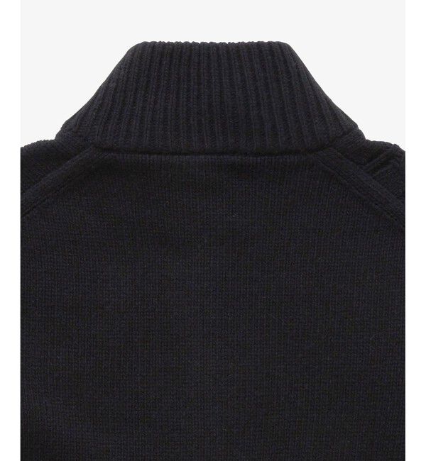 LACOSTE「クレイジーニッティングハイネックジップカーディガン / ダブルジップ ドライバーズニット」|カーディガン|