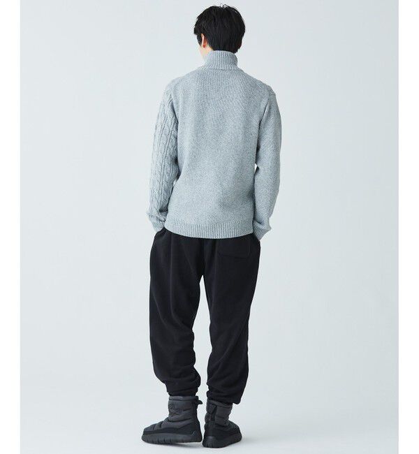 LACOSTE「クレイジーニッティングハイネックジップカーディガン / ダブルジップ ドライバーズニット」|カーディガン|