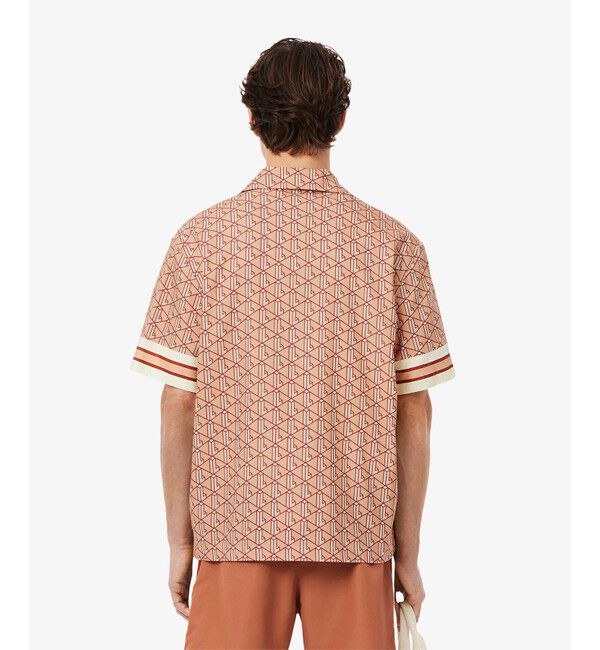 LACOSTE「モノグラムオープンカラーシャツ」|シャツ・ブラウス|