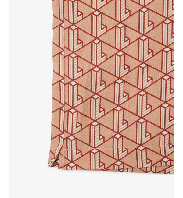 LACOSTE「モノグラムオープンカラーシャツ」|シャツ・ブラウス|