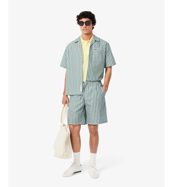 LACOSTE「リヨセルブレンドストライプショーツ」|その他|