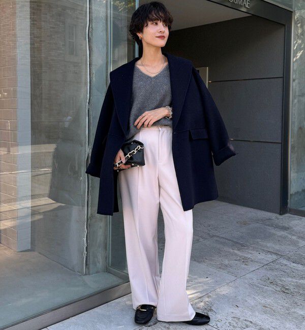 NOLLEY'S「ウォッシャブルウール調愛されイージーワイドパンツ」|その他|