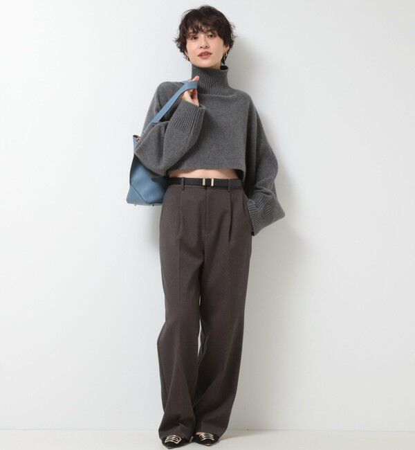 NOLLEY'S「ウォッシャブルウール調愛されイージーワイドパンツ」|その他|