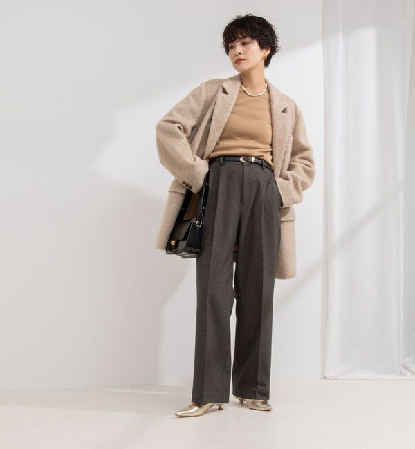 NOLLEY'S「ウォッシャブルウール調愛されイージーワイドパンツ」|その他|