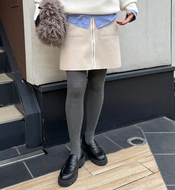 NOLLEY'S「ウォッシャブルリバーシブルミニスカート」|スカート|