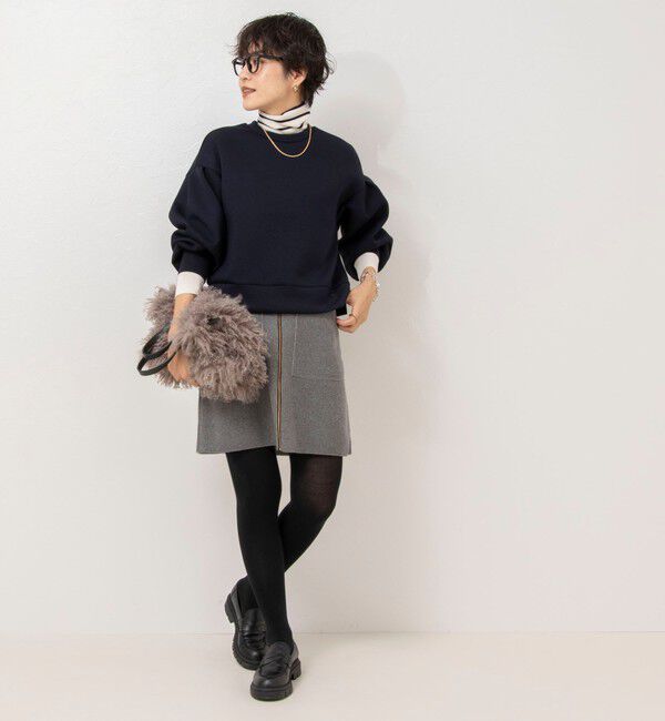 NOLLEY'S「ウォッシャブルリバーシブルミニスカート」|スカート|