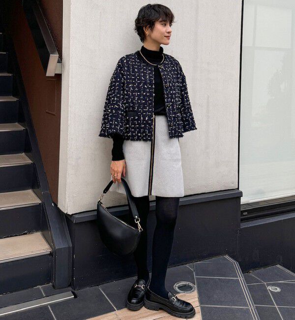 NOLLEY'S「ウォッシャブルリバーシブルミニスカート」|スカート|