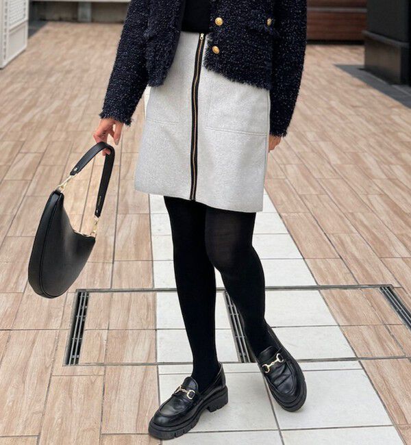 NOLLEY'S「ウォッシャブルリバーシブルミニスカート」|スカート|